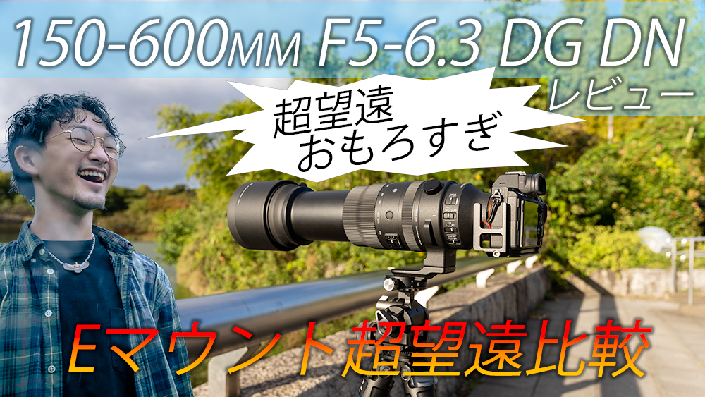 シグマ 150-600mm F5-6.3 DG DN OS sportsをレビュー。他SONY E 